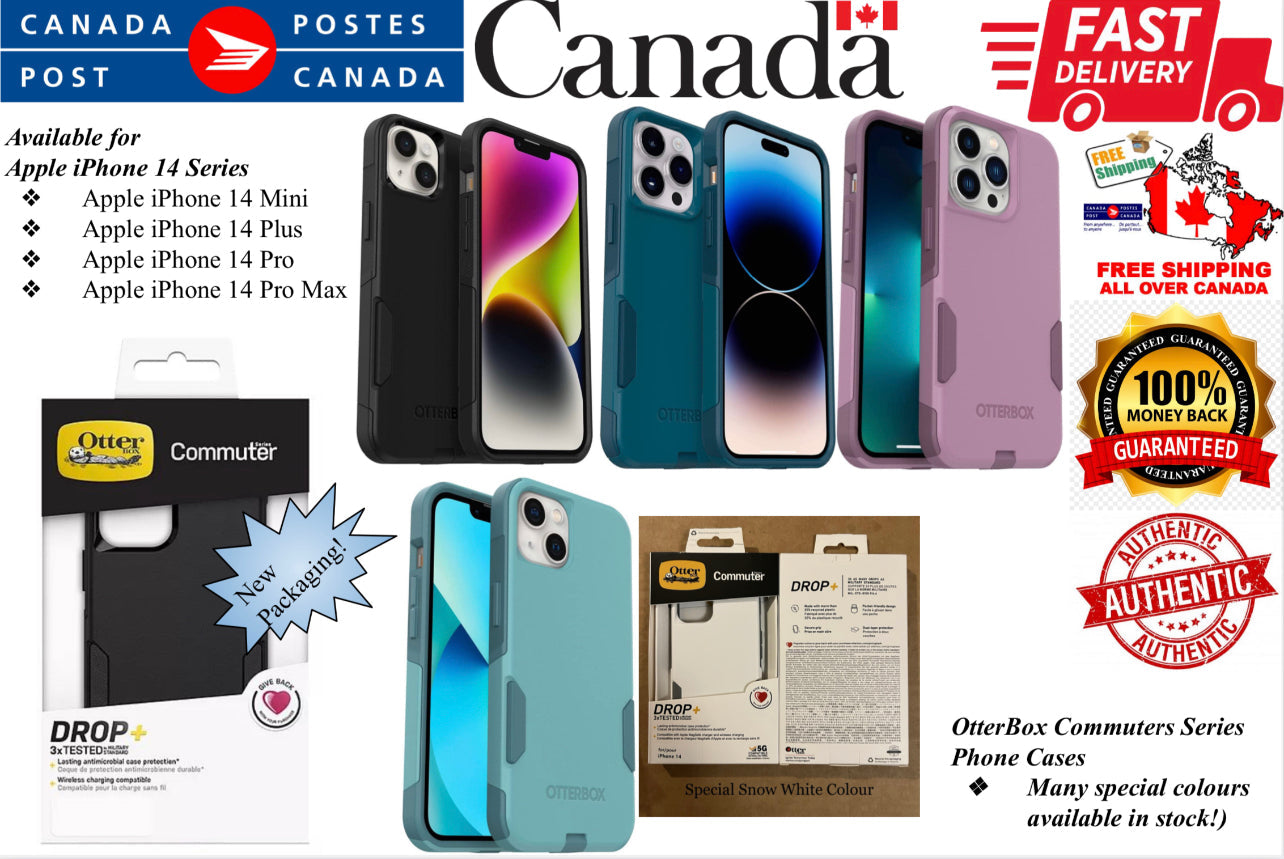 OtterBox Commuter Series Phone Case- for Apple iPhone 14 Series (special new colours available!) - Super Savings Technologies Co.,LTD OtterBox Commuter Series Phone Case- for Apple iPhone 14 Series (special new colours available!) - Super Savings Technologies Co.,LTD